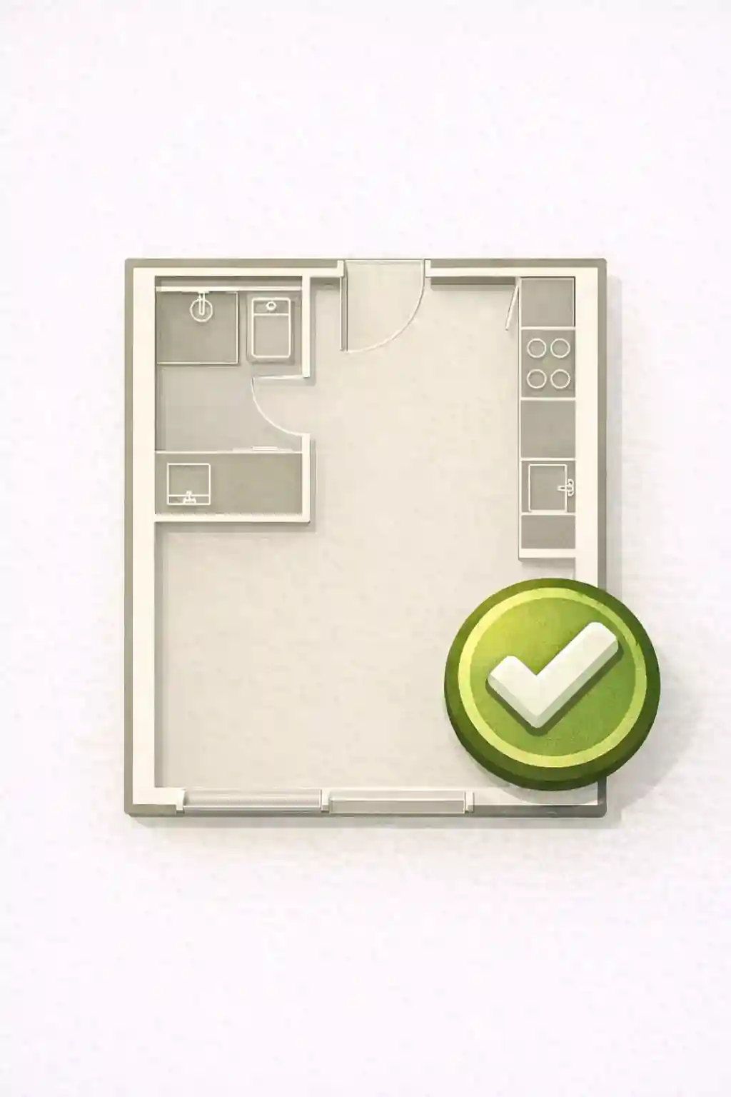 3D-plantegning af Tiny House