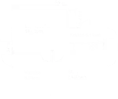 Plantegning af Flex Tiny House